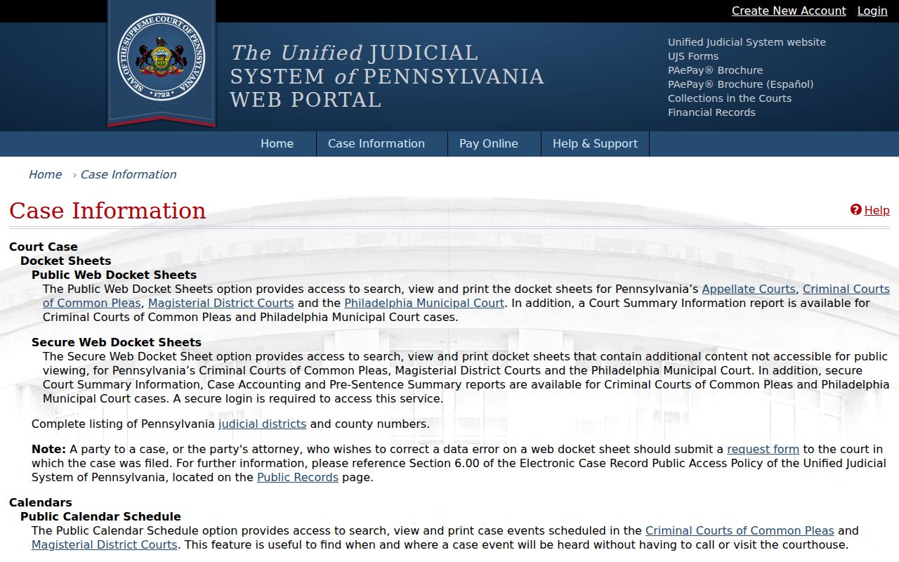 Hempfield Township residents directory court docket search